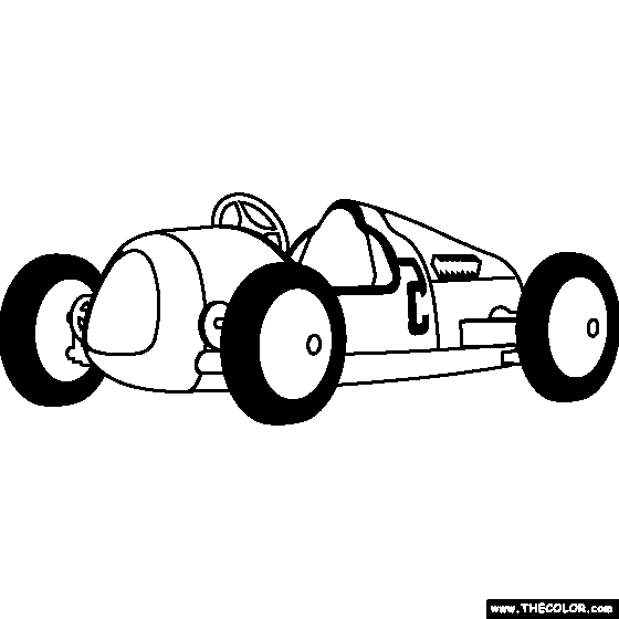 Auto union type c coloring page