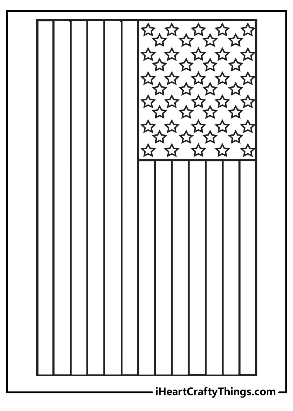 American flag coloring pages free printables