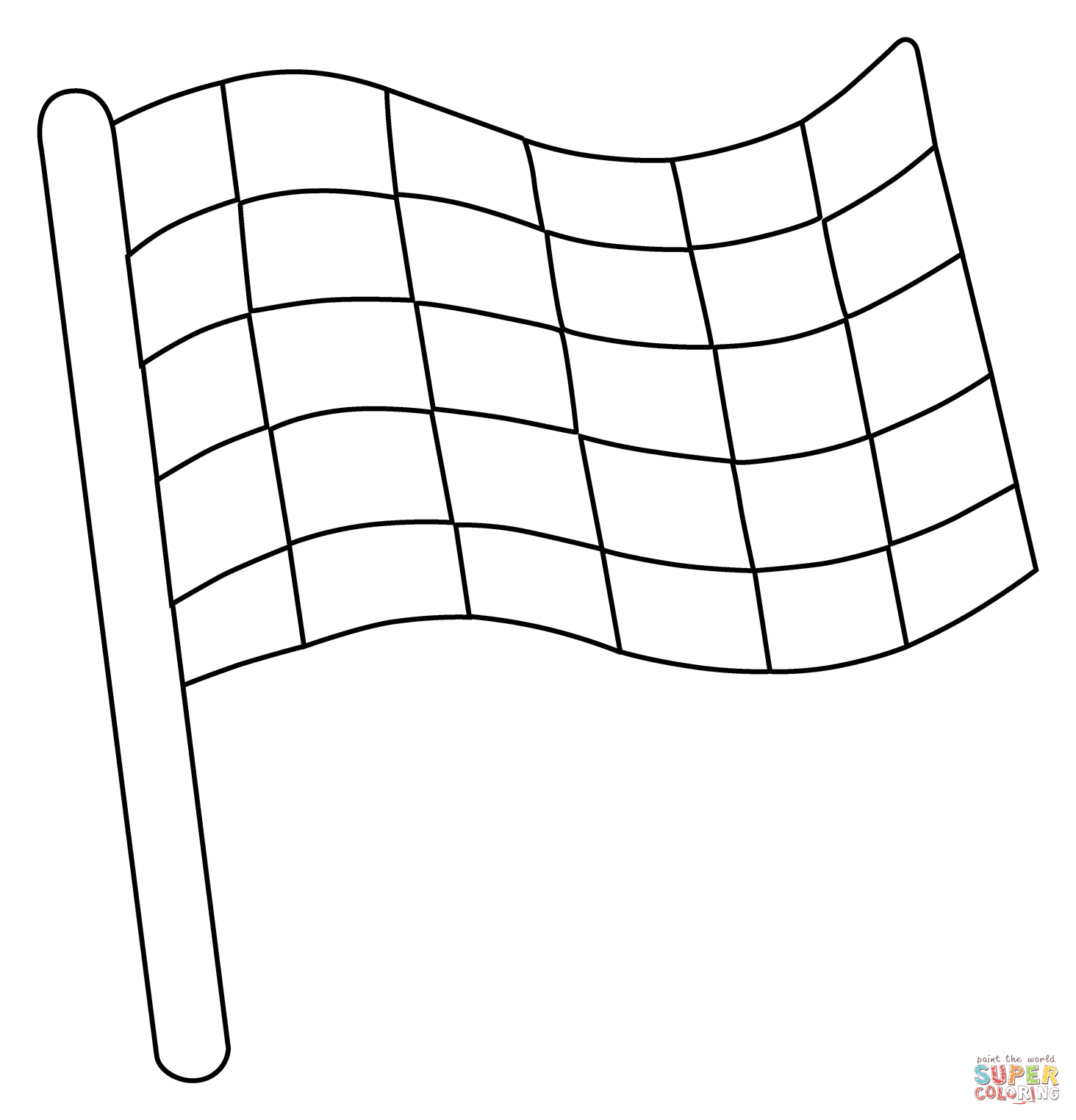 Chequered flag emoji coloring page free printable coloring pages