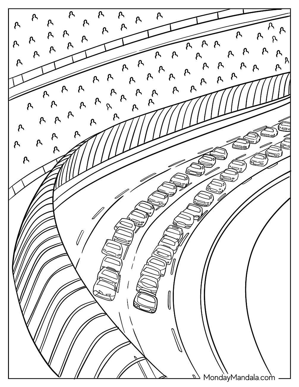 Nascar coloring pages free pdf printables