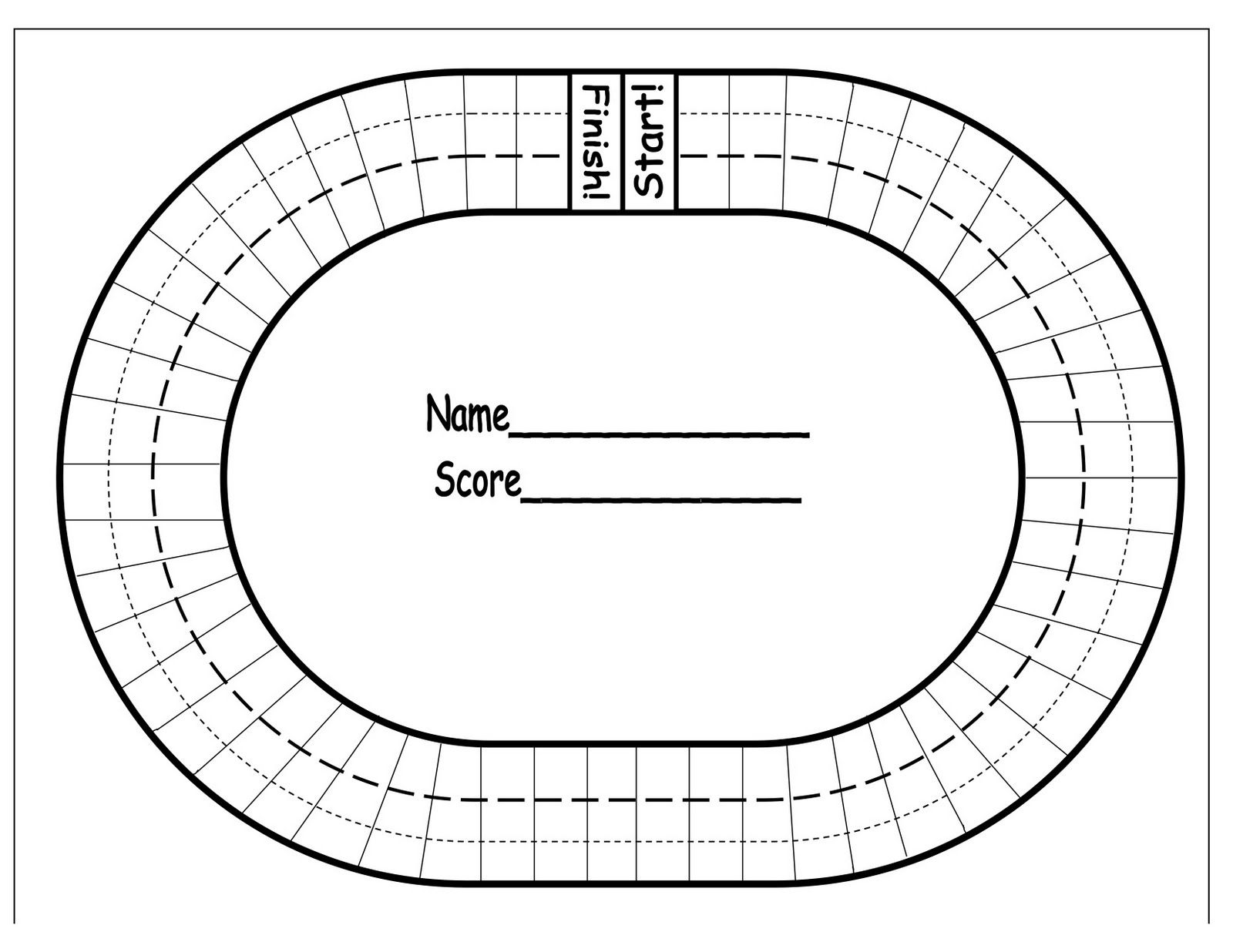 Math racetrack coloring pages math facts math