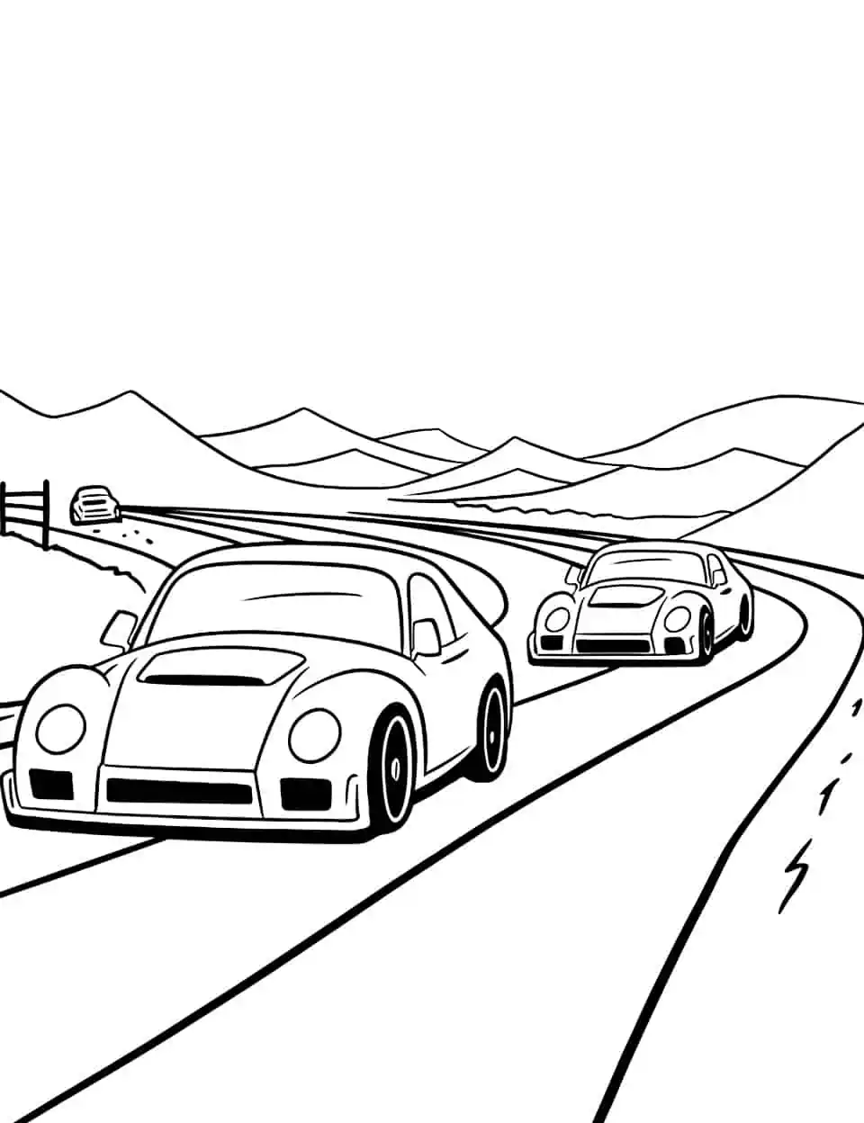 Car coloring pages free printable sheets