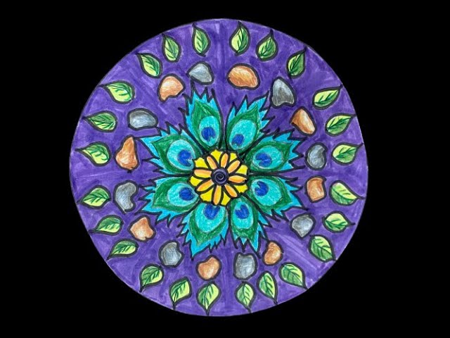 Radial symmetry mandala