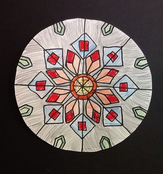 Radial symmetry art with ms n