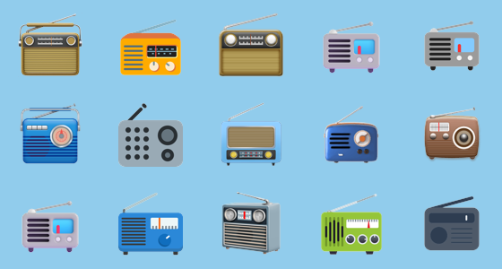 Ð radio emoji