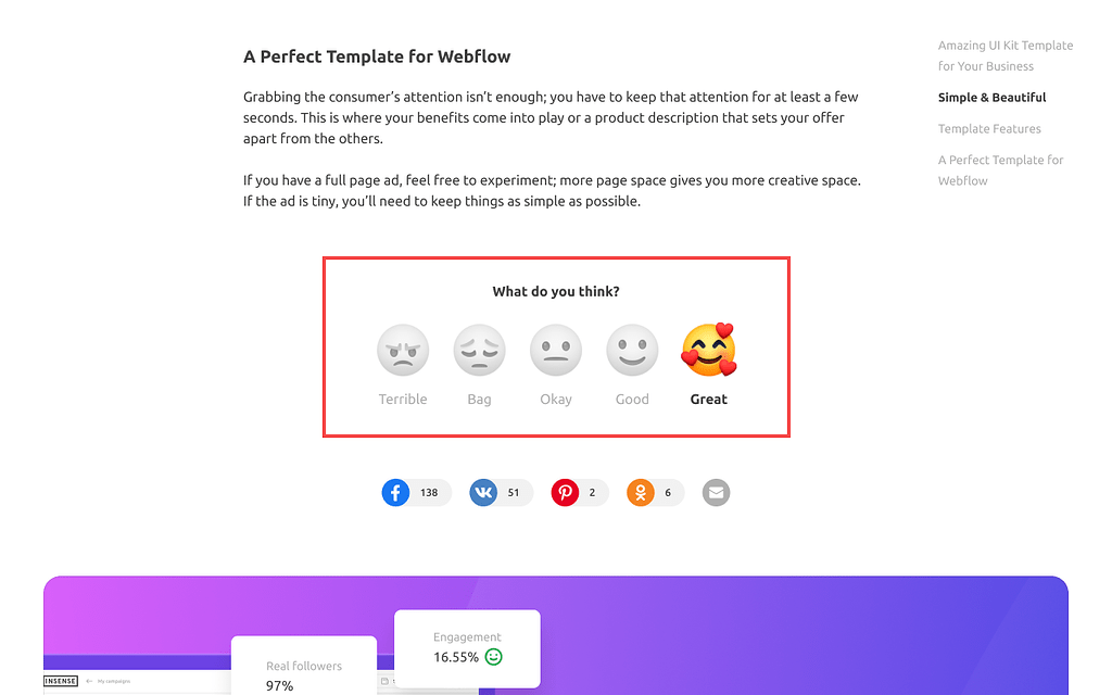 How to make rating scale with emoji