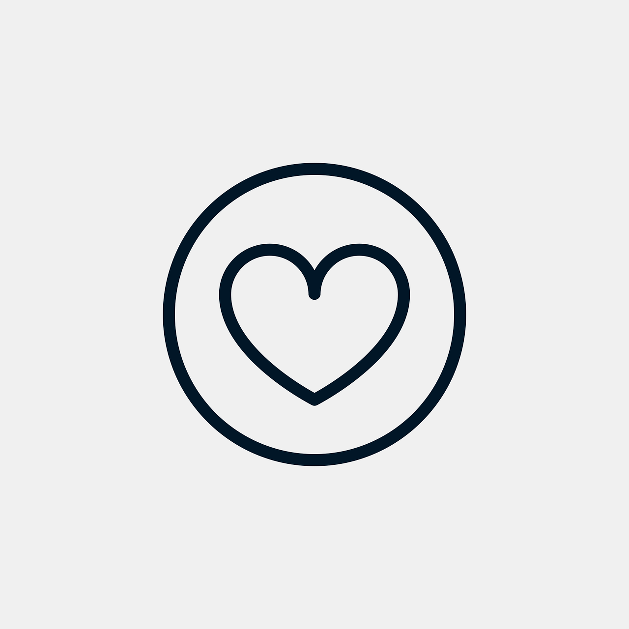 Download love heart icon royalty