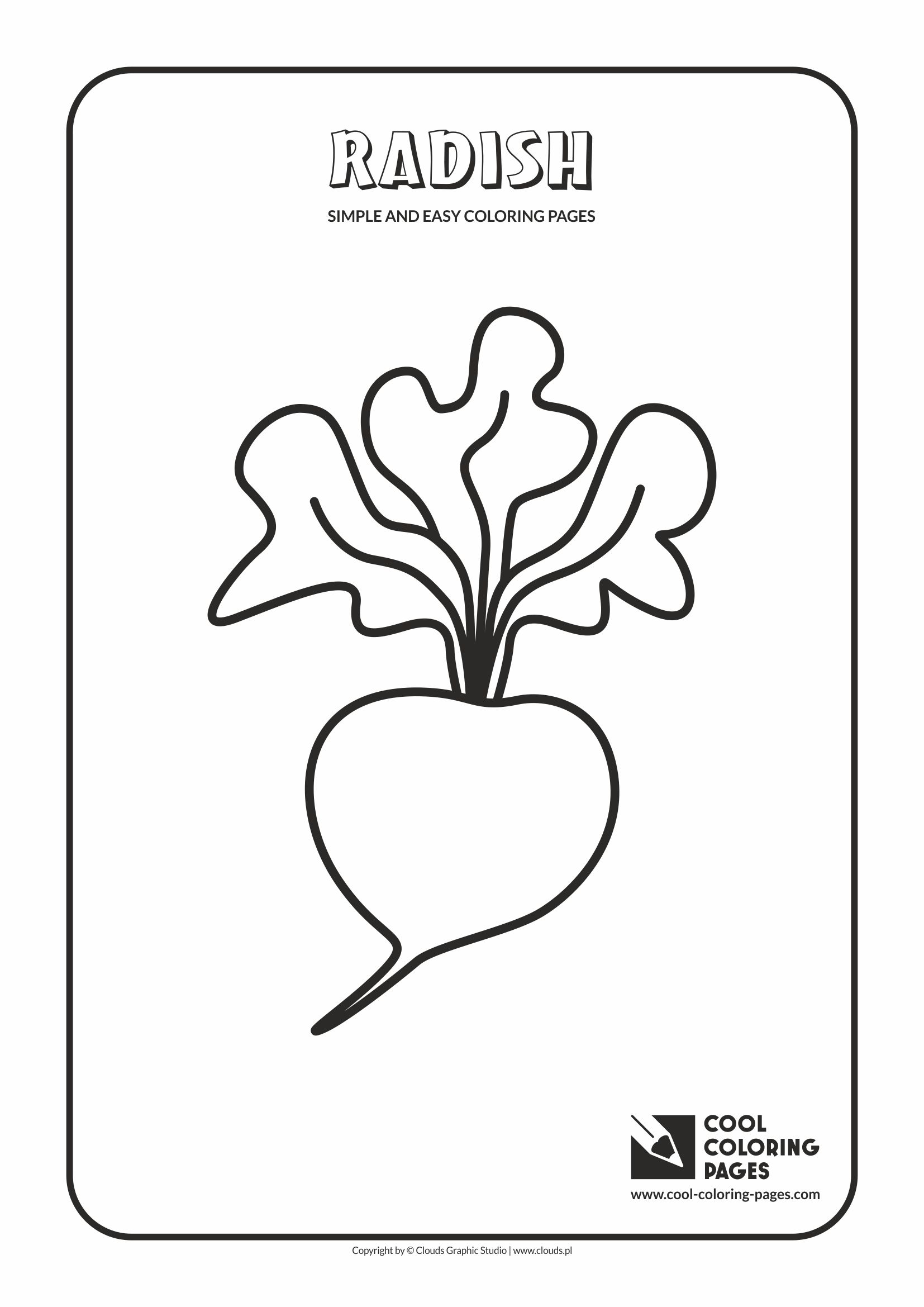 Cool coloring pages simple and easy coloring pages