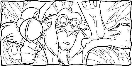 Rafiki coloring page free printable coloring pages