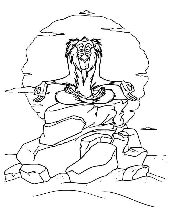 Lion king coloring pages