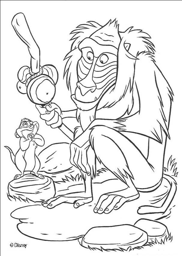 The lion king coloring pages