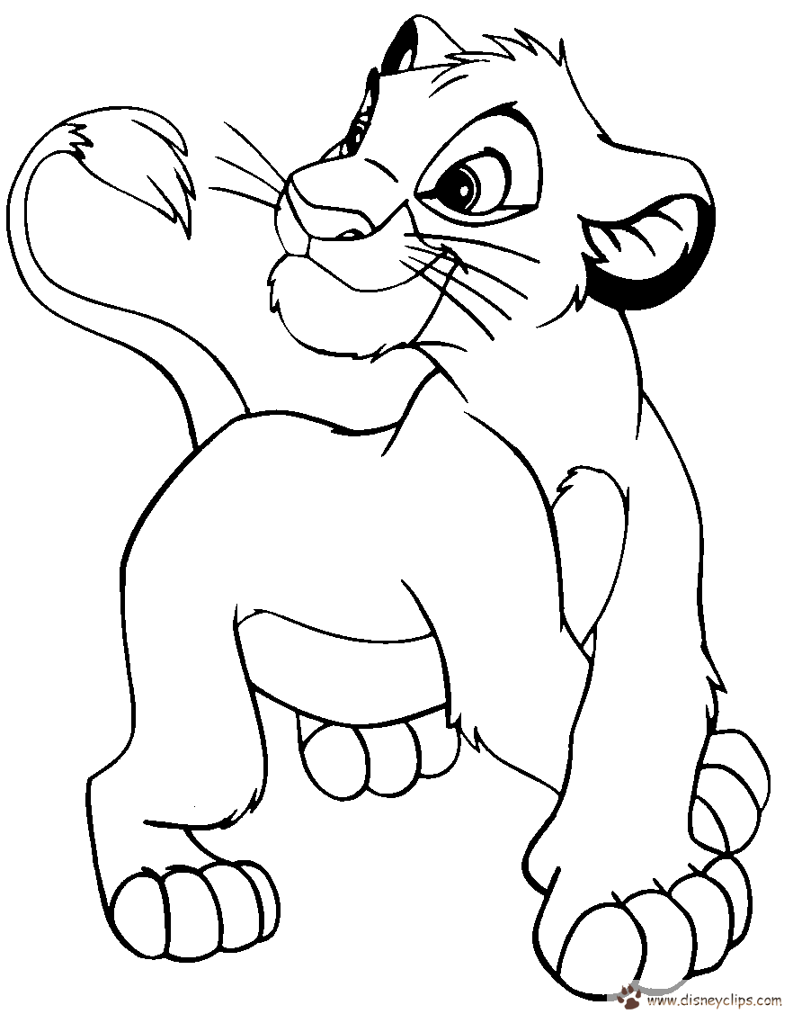 The lion king coloring pages