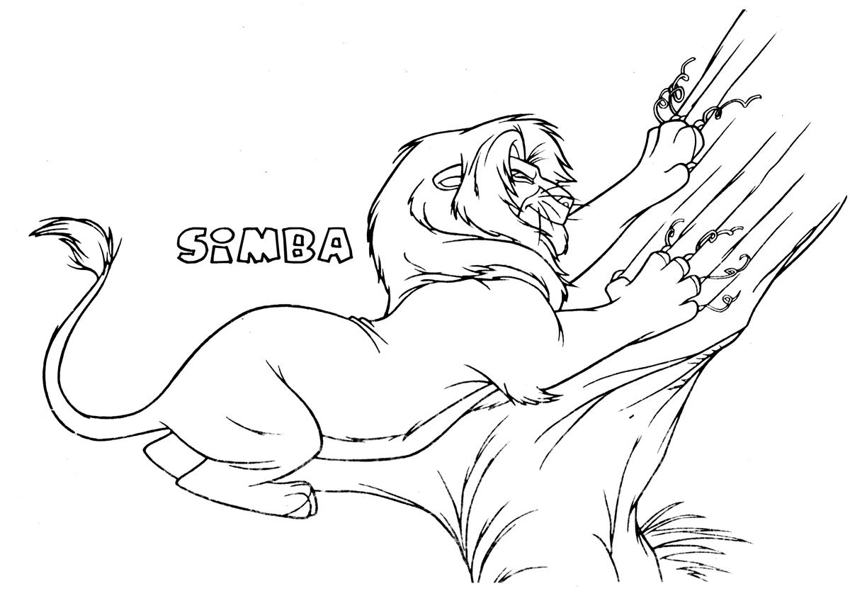 Lion king coloring pages