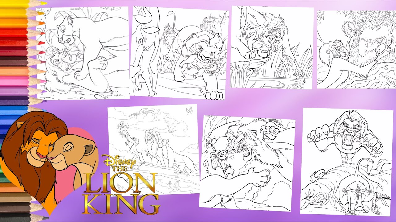 Coloring disney the lion king