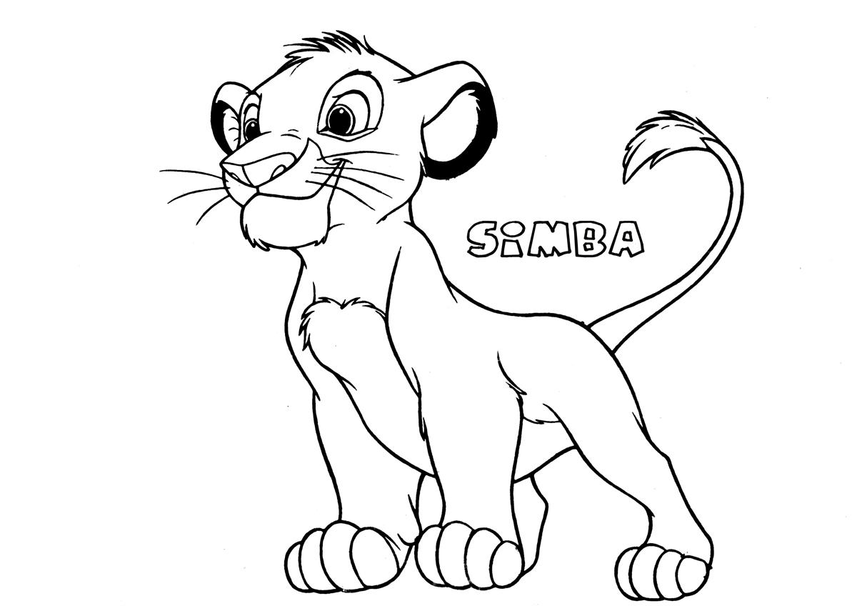 Lion king coloring pages