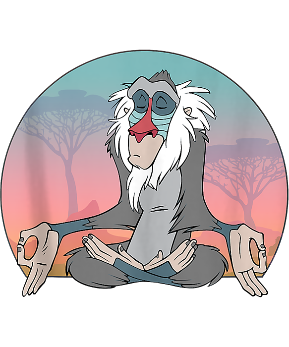 Disney lion king rafiki meditating jigsaw puzzle by kha dieu vuong