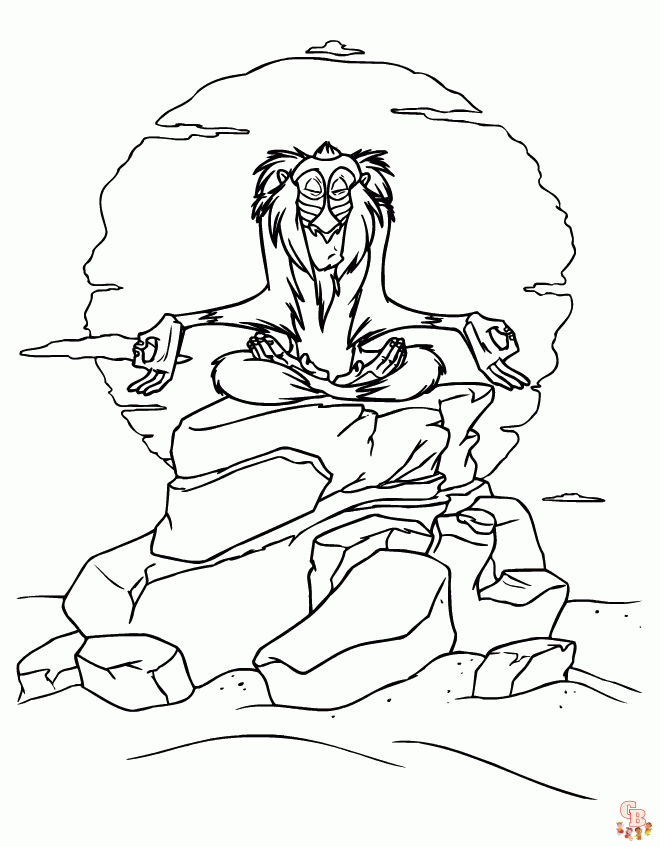 Top lion king coloring pages for kids