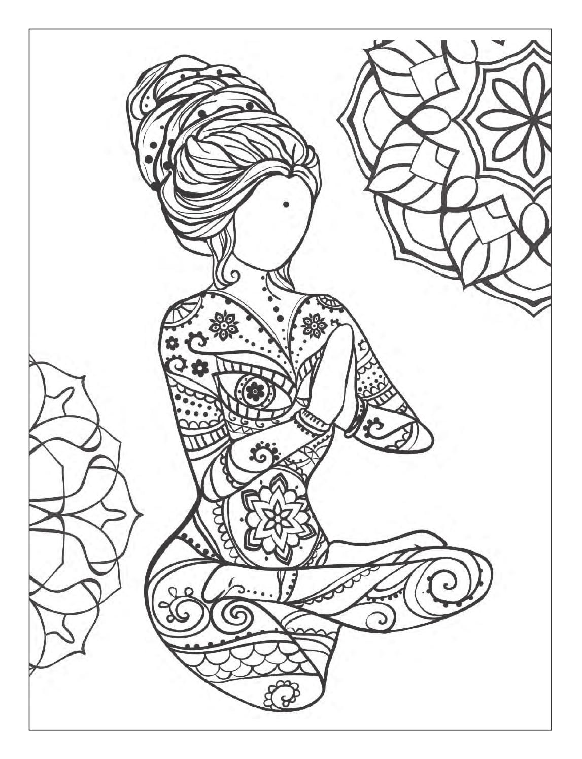 Mindfulness coloring pages