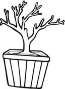 Bonsai coloring pages free coloring pages