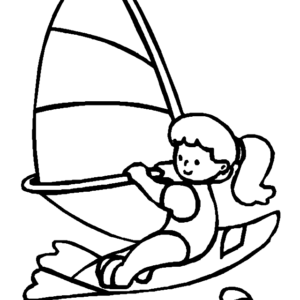 Water sports coloring pages printable for free download