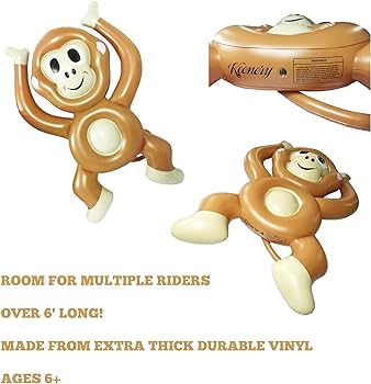 Keenery giant m raft monkey emoji pool float for kids and adults cm x cm toys