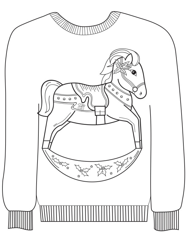 Ugly christmas sweater colouring pages mum in the madhouse