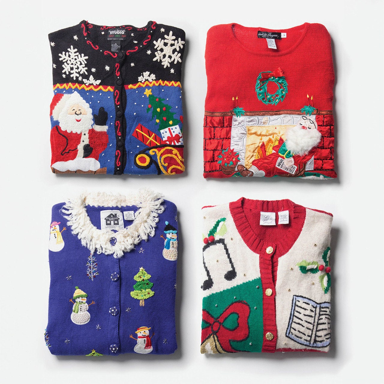 Mystery vintage ugly christmas sweater