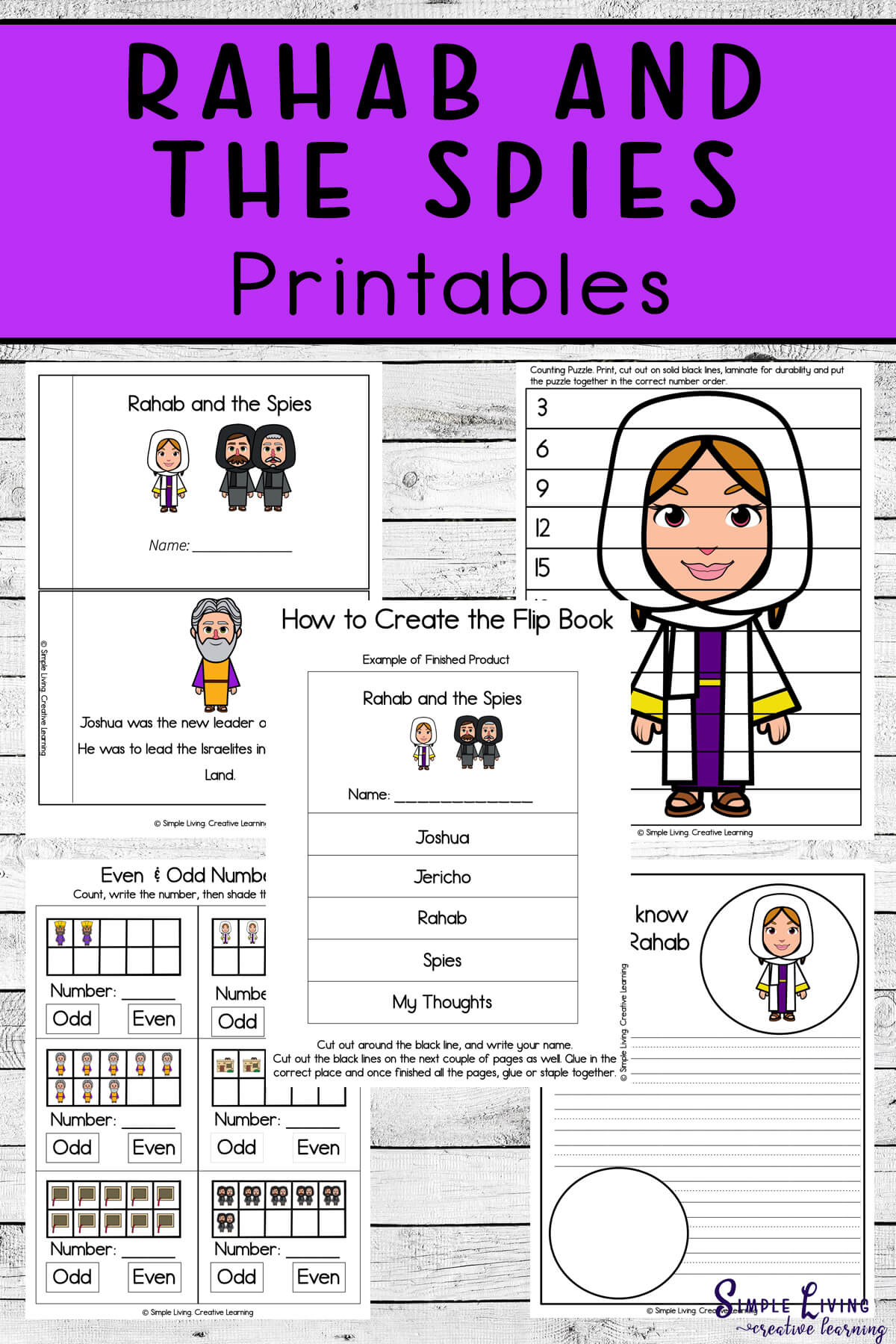 Rahab and the spies printables