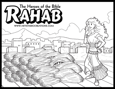 The heroes of the bible coloring pages