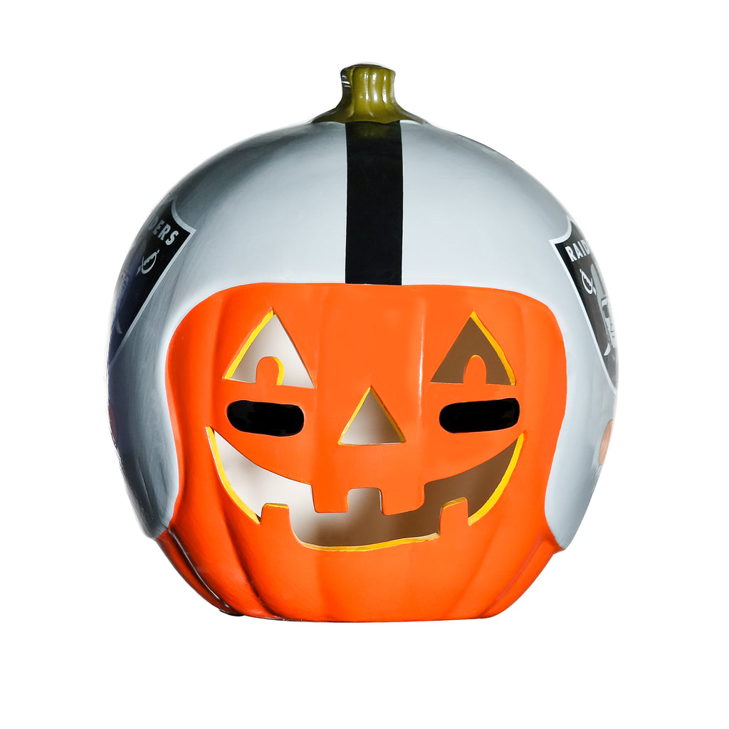 Las vegas raidersceramic pumpkin helmet