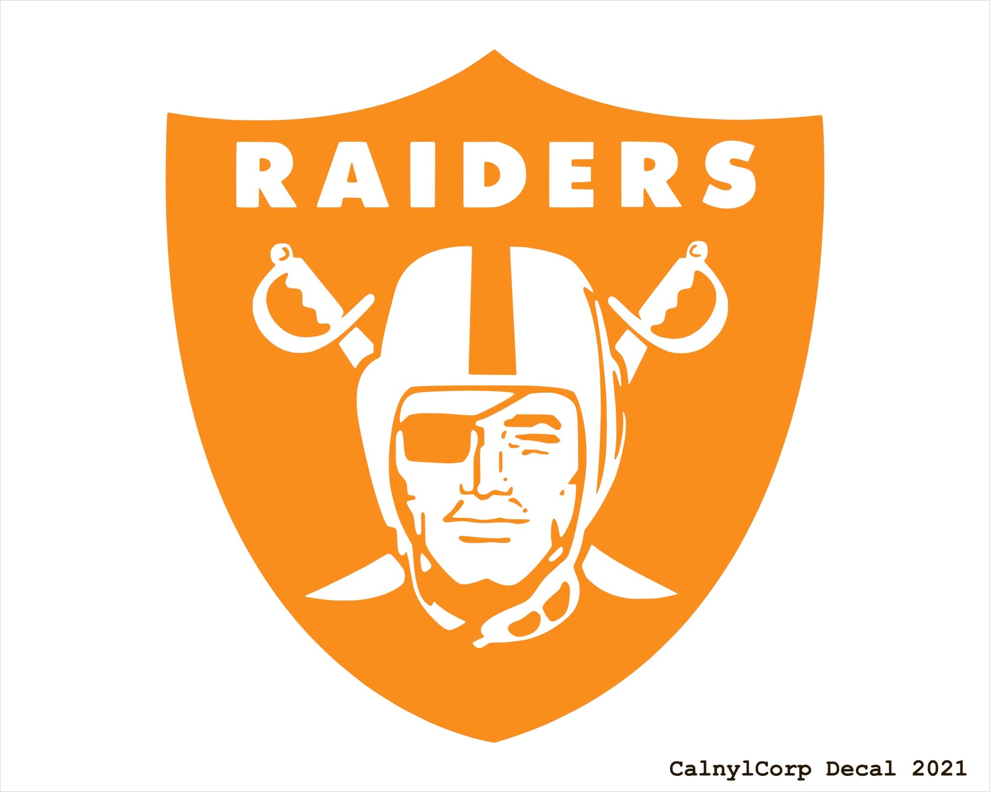 Las vegas raiders vinyl sticker decals