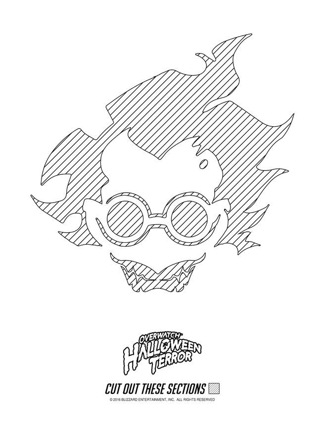 Carve your own overwatch pumpkins with these spooky stencils halloween pumpkin stencils pumpkin stencil halloween labels