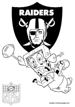 Oakland raiders coloring pages