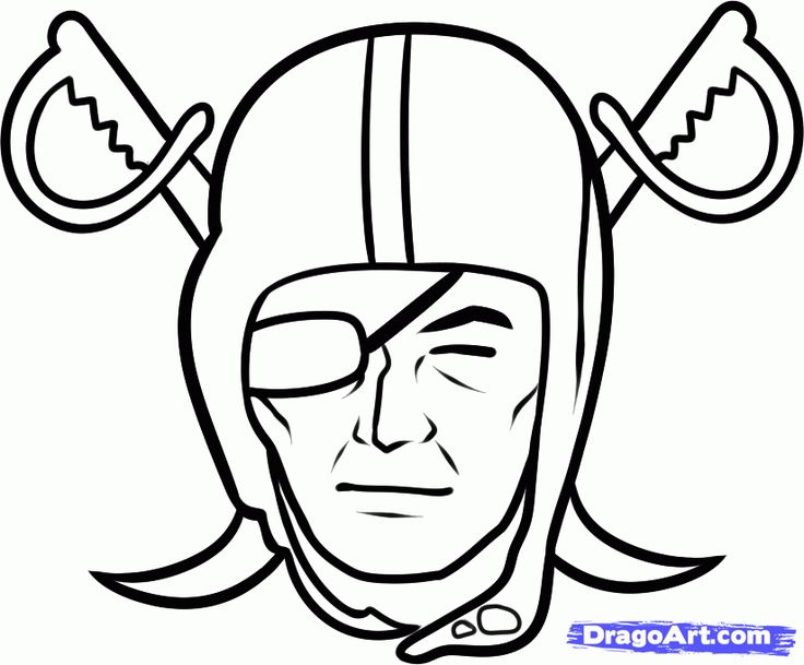 Raiders football coloring pages how to draw the raiders oakland raiders step football coloring pages coloring pages raiders tattoos