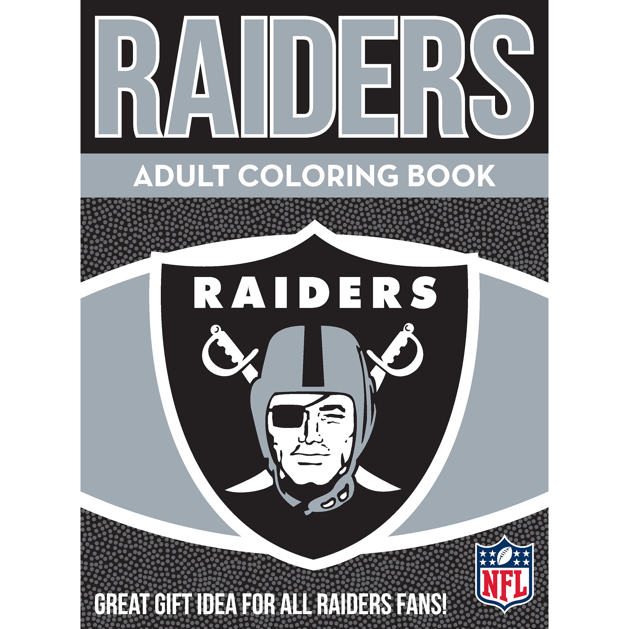 In the sports zone nfl adult coloring book oakland raiders
