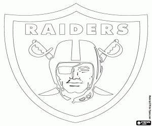 Logo of oakland raiders coloring page printable game football coloring pages oakland raiders logo sports coloring pages