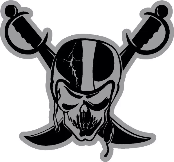 Raider nation decal sticker