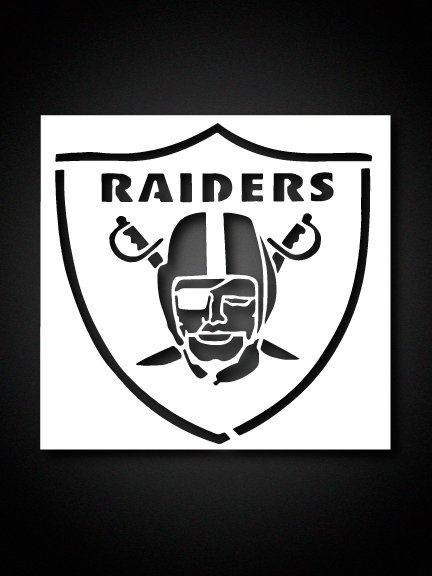 Raiders stencil