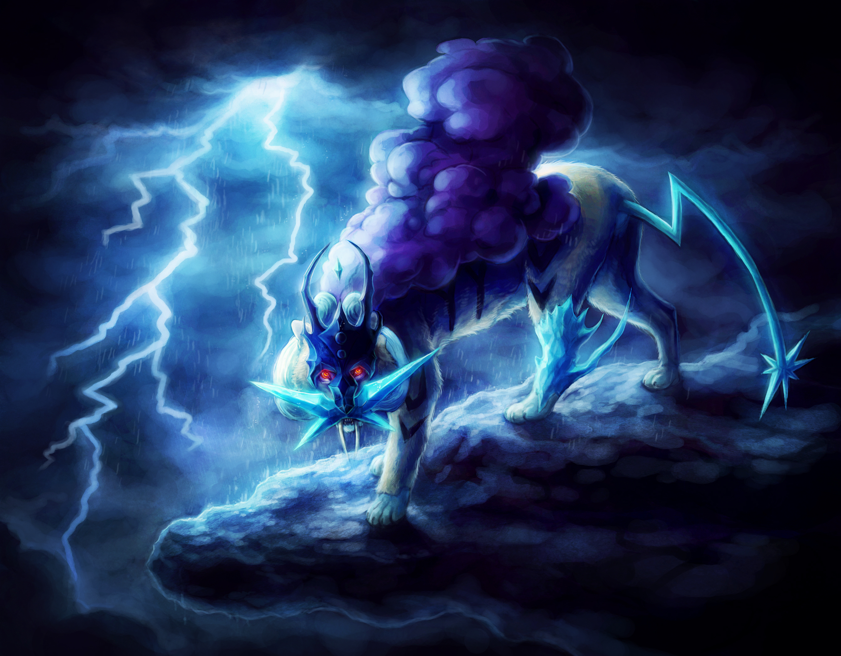 Gym Leader Elezer on X: We all know Raikou must be praised in all colors.  But its shiny version is astounding! So I went on and recolored the HGSS  Unleashed wallpaper (and