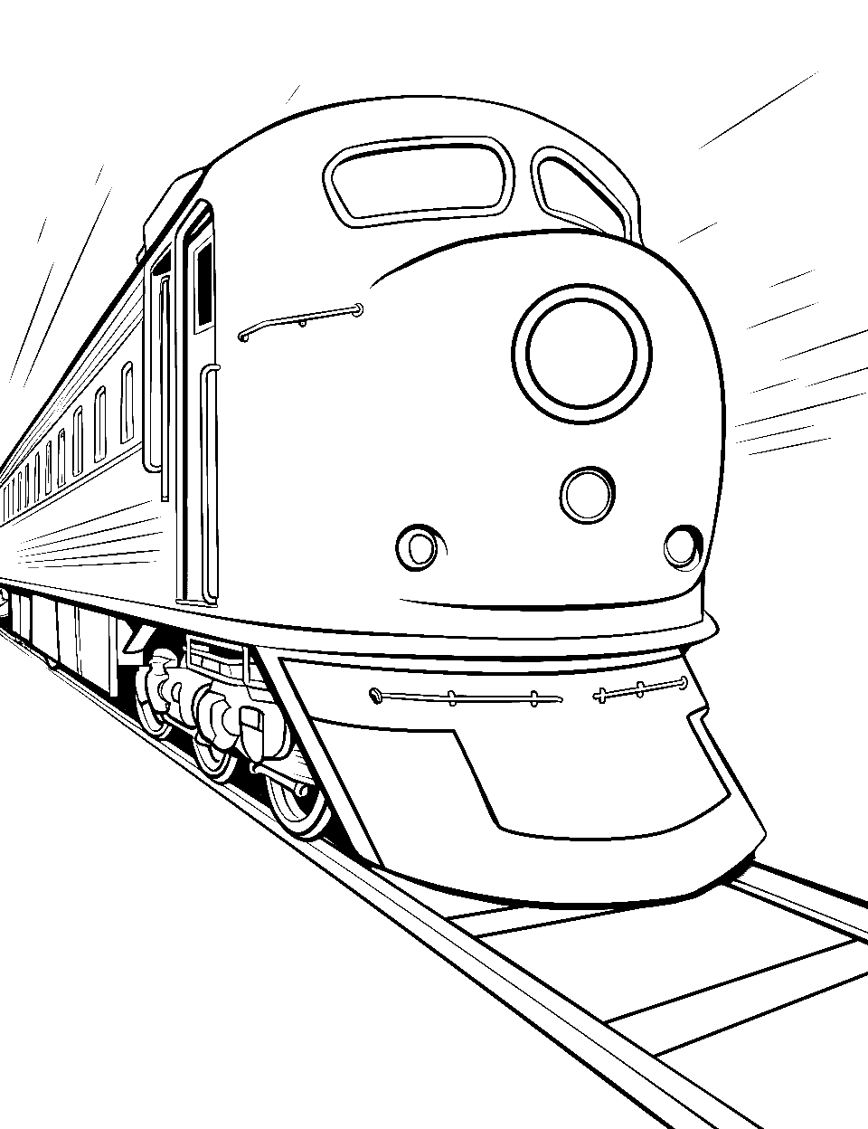 Train coloring pages free printable sheets