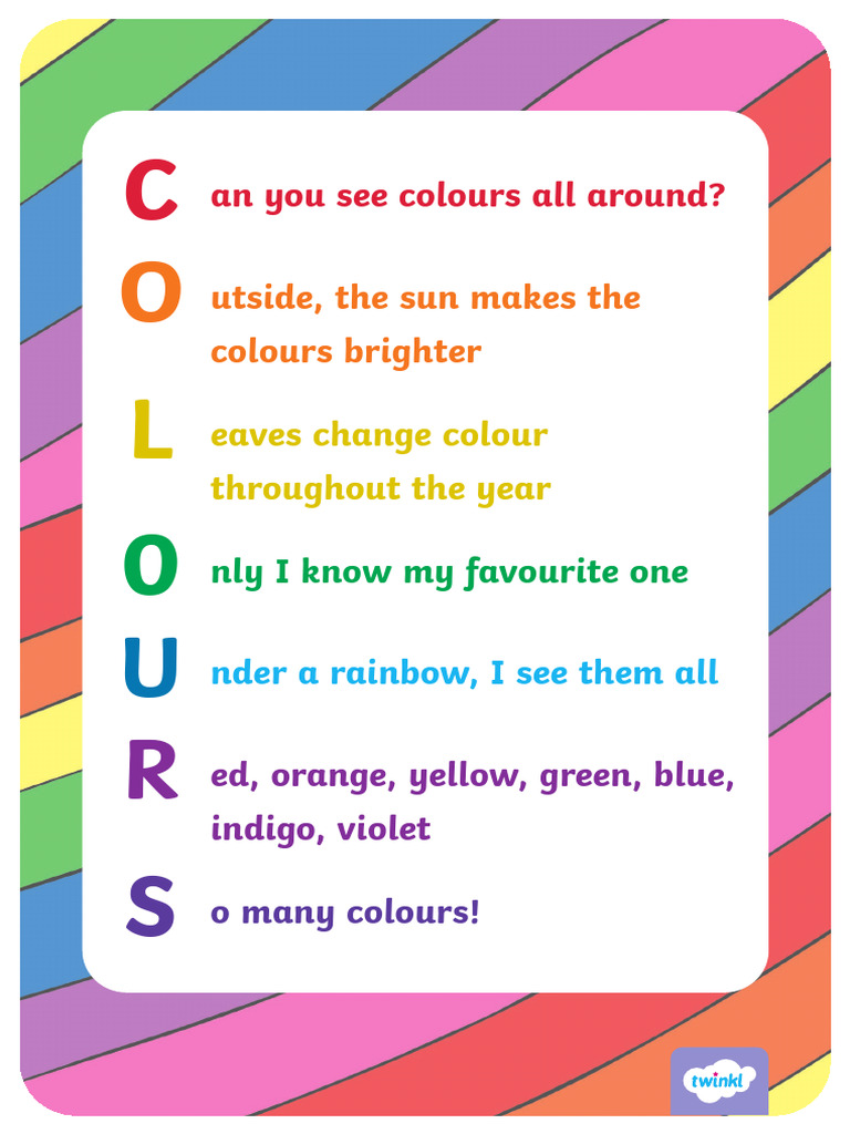 Colour acrostic poem pdf