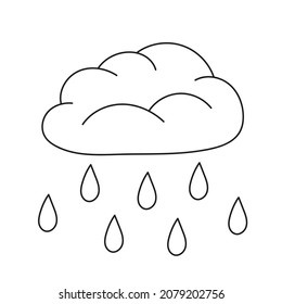 Rain coloring page images stock photos d objects vectors