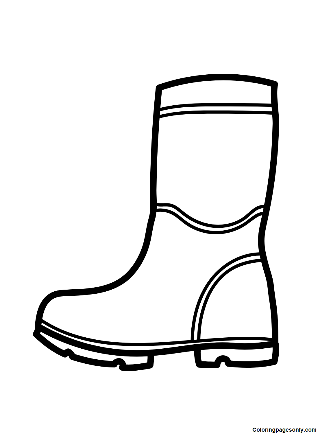 Boots coloring pages printable for free download