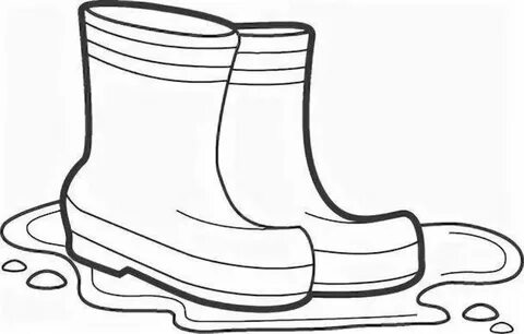 Rain boots coloring pages gãrselde bin gãrsel bulundu