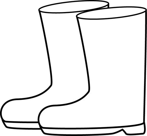 Black and white rain boots white rain boots rain boots coloring pages