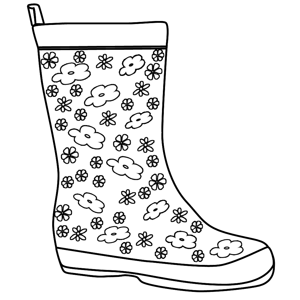 Free rain boots coloring page download free rain boots coloring page png images free cliparts on clipart library