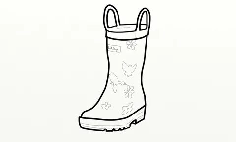 Rain boots coloring pages gãrselde bin gãrsel bulundu