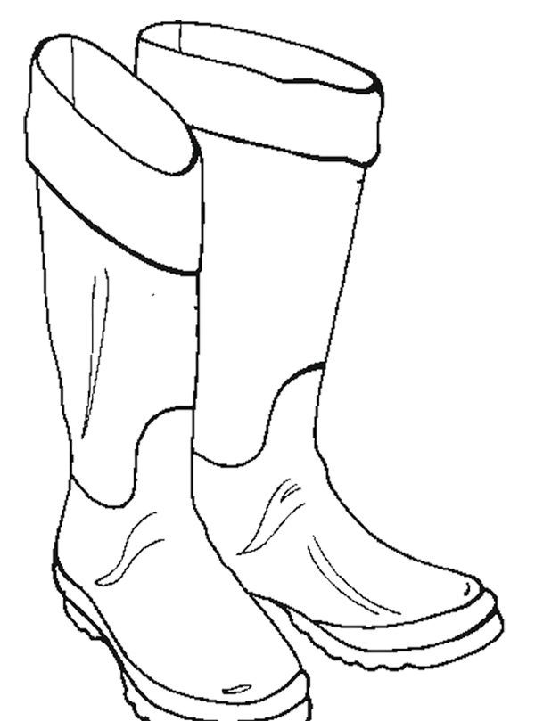 Free rain boots coloring page download free rain boots coloring page png images free cliparts on clipart library