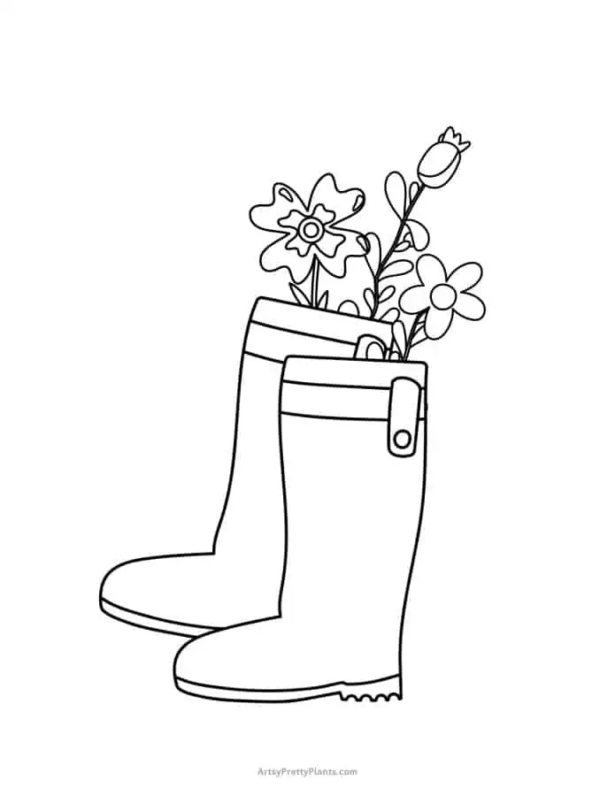 Best free garden coloring pages