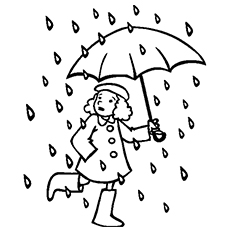 Top free printable rain coloring pages online